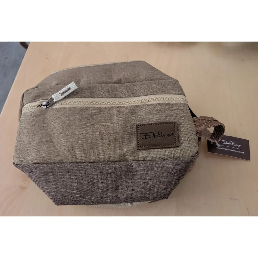 💧NWT Bella Russo Toiletry Bag and Tech Case Set